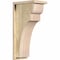 Ekena Millwork Yorktown Rough Sawn Corbel w/Backplate, Douglas Fir, 8"W x 12"D x 24"H COR08X12X24YOR01RDF - alternate 1